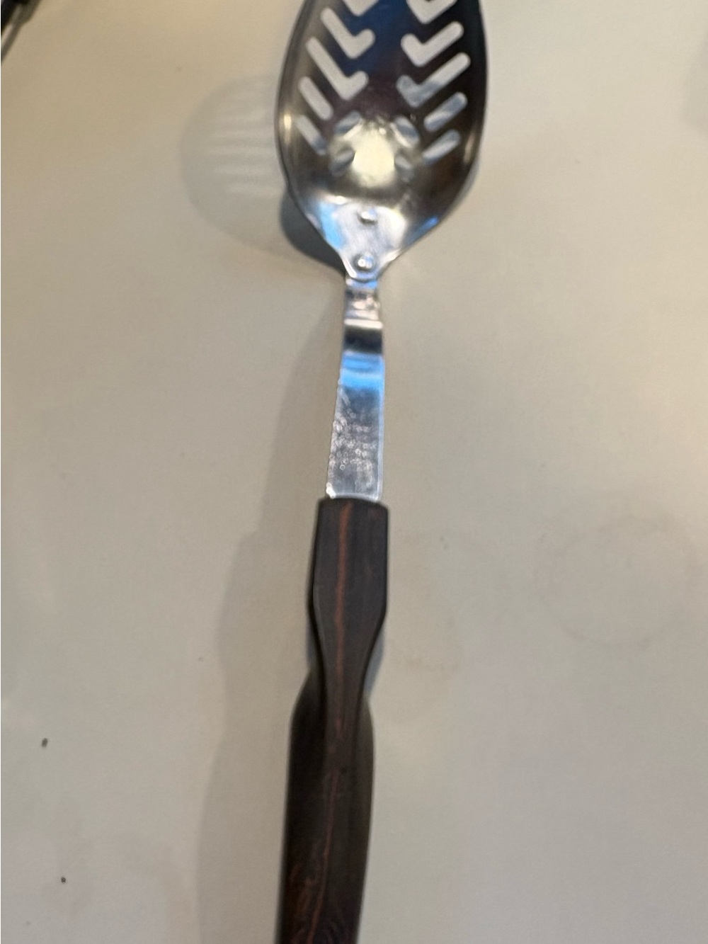 VTG Cutco No. 13 Slotted Basting Spoon Stainless Steel USA Classic Handle MCM